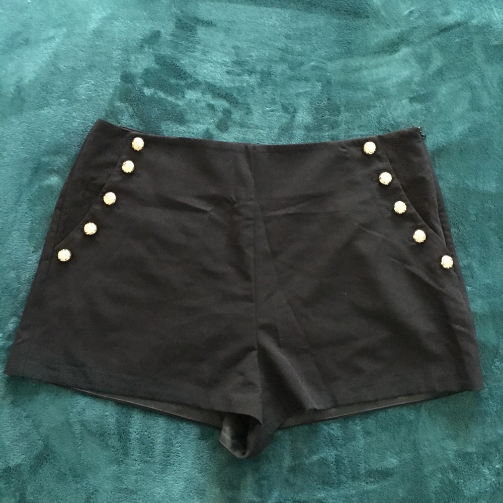 High waisted shorts